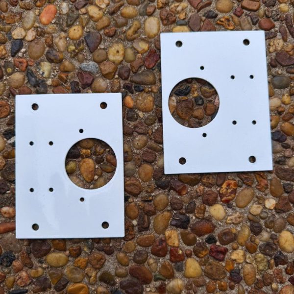 Kit 2 Placas de reparación de bisagras - Mesada - Muebles - Puertas [Incluyen Tornillos] - Imagen 2