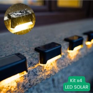 Mini Luces LED con carga solar [Pack x4]