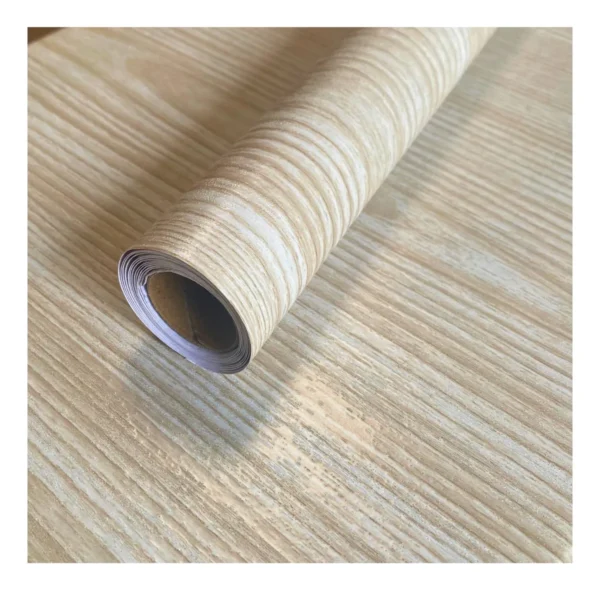 Rollo Vinilo Adhesivo Simil Madera Impermeable 4mts (color Madera Clara) - Imagen 3